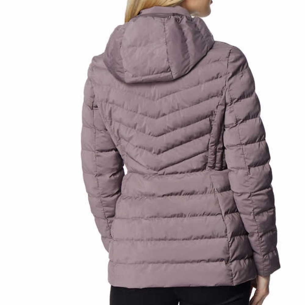 Purple Puffer Winter Coat Jacket Water Resistant - Picture 3 of 3